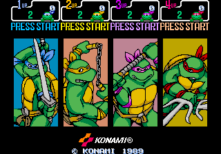 Teenage Mutant Hero Turtles (UK 4 Players, set 2) Screenthot 2